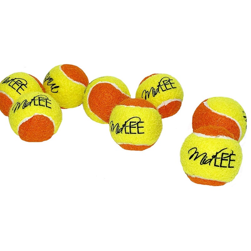 Midlee 2" Yellow/Orange Small Dog Tennis Balls (12-Pack) - Image 2